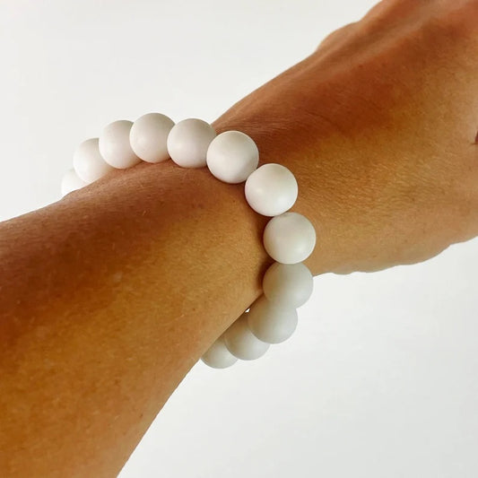 White Agate Bracelet