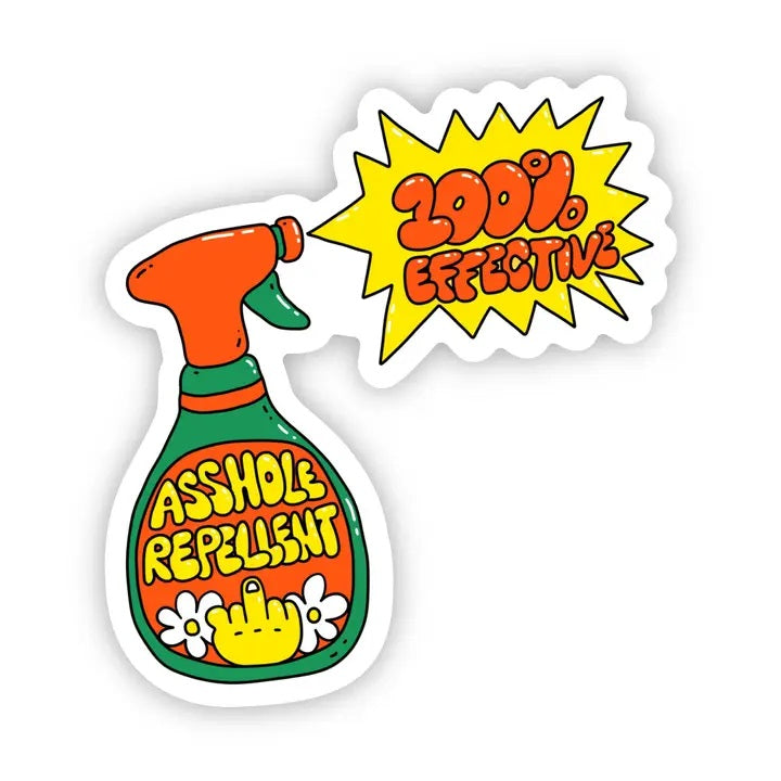 A-Hole Repellant Sticker