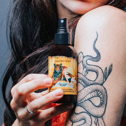 Apricot Brandy | Argan Body Oil - Body Oil - Barefoot Venus