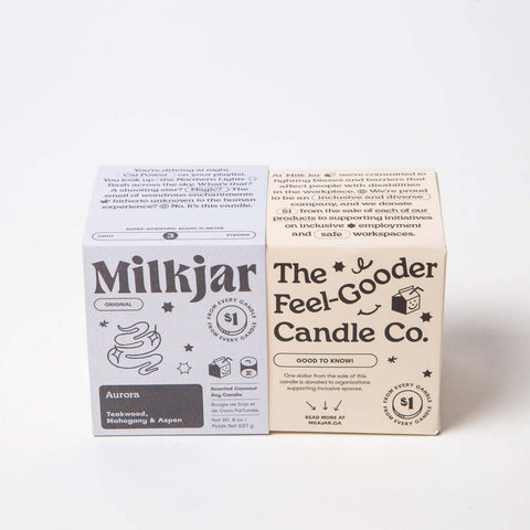 Aurora Candle - Candle - Milk Jar