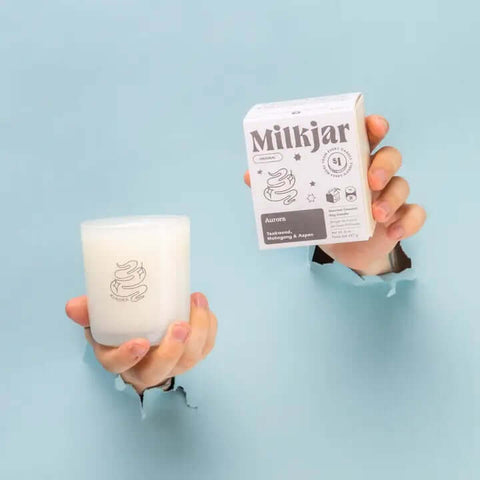 Aurora Candle - Candle - Milk Jar