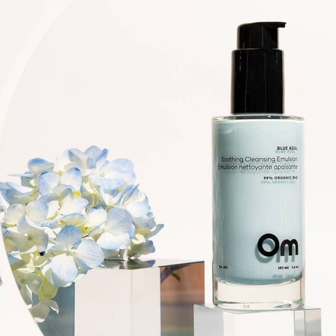 blue azul cleanser by om