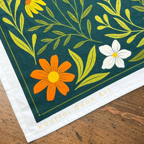 tea towel vancouver floral design kitchen