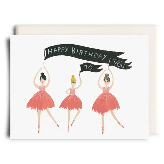 Inkwell Cards - Happy Birthday Ballet