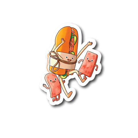 Bánh mì Sticker - Sticker - The Rice Paper Studio