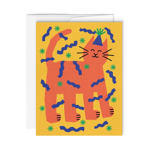 Minou Cat Party Card