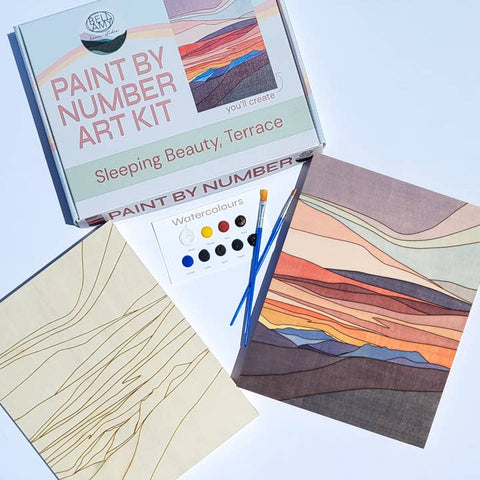 Paint By Number Art Kit Sleeping Beauty, Terrace