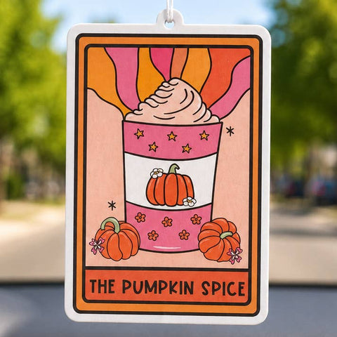 Pumpkin Spice Fall Car Air Freshener