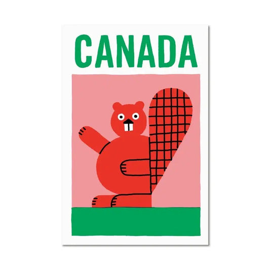 Paperole - Canada Beaver Post Card