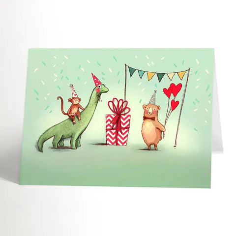 Birthday Animals Card