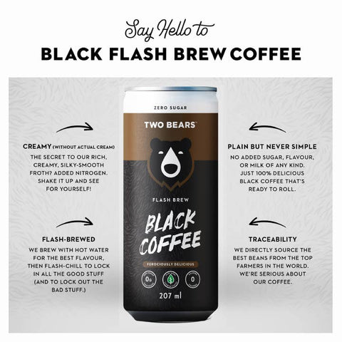 Black Flash Brew Coffee - Coffee - Two Bears