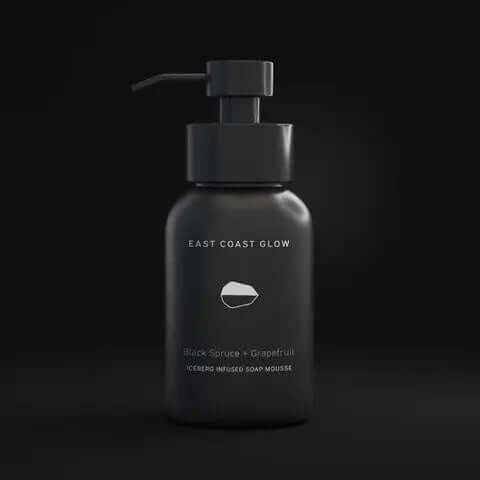 Black Spruce + Grapefruit Iceberg Infused Soap Mousse - Hand Soap - East Coast Glow