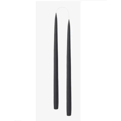 10" Black Taper Candles