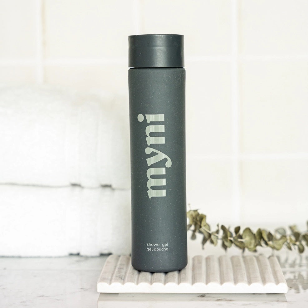 wheat straw compostable body wash bottle