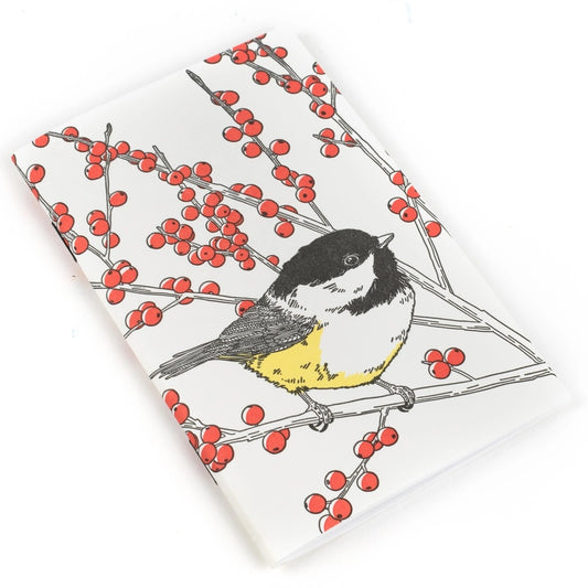 Porchlight Letterpress - Chickadee Mini Pocket Notebook