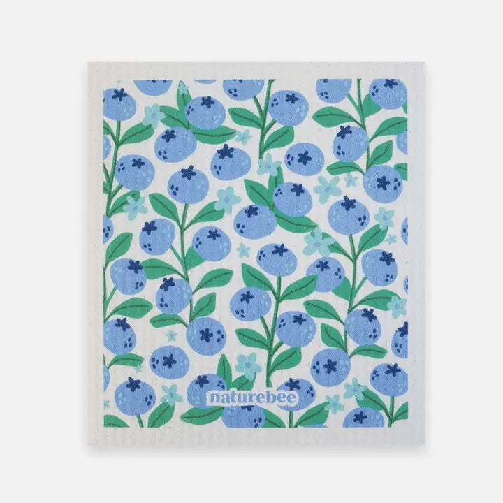 Nature Bee - Swedish Dish Cloth (Blueberry)