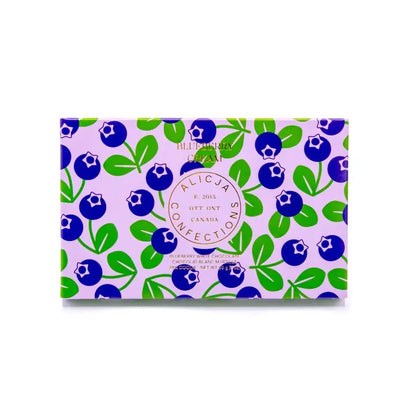 Blueberry Cream White Postcard Chocolate Bar