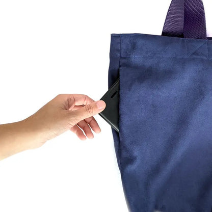 Kokoro - The Essential Tote Bag (Dark Blue Suede)