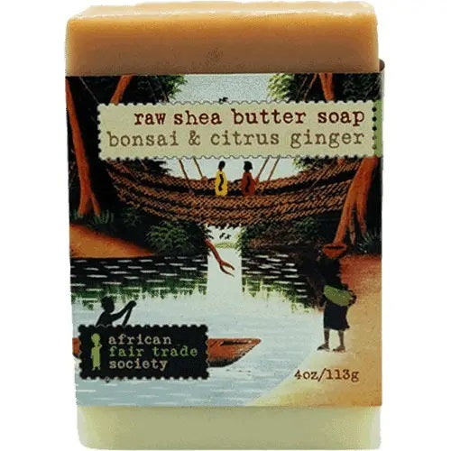 African Fair Trade Society - Shea Butter Soap (Bonsai Citrus)