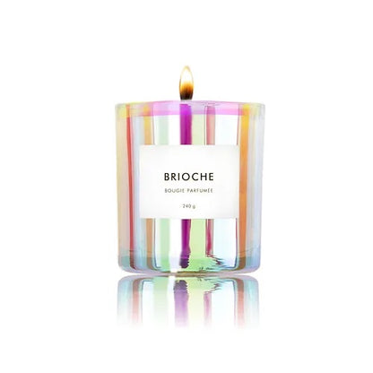 holographic candle vessel brioche scented