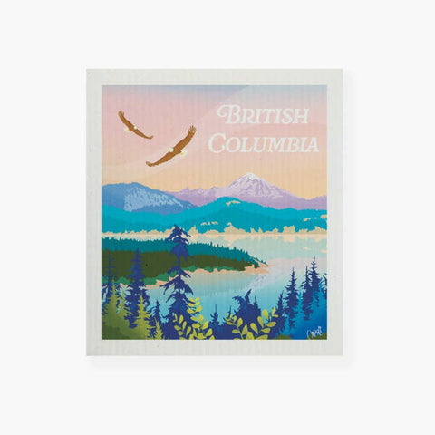 British Columbia Swedish Dish Cloth - Cloth - Nature Bee