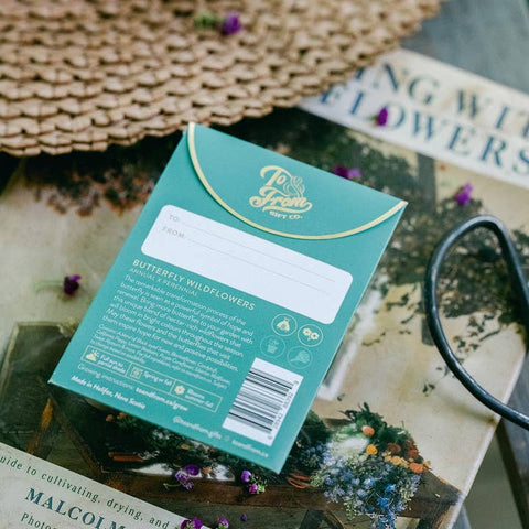 Butterfly Wildflowers (Hope) - Floriography Seed Packet - Soil - To & From Gift Co.