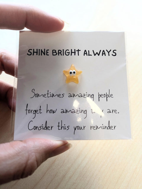 Shine Bright Mini Keepsake Card with Trinket