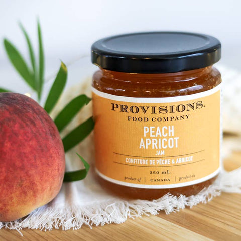 Small batch peach apricot preserve Vancouver
