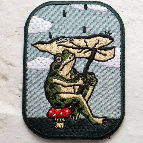 Leaf Umbrella Frog Sticky Patch