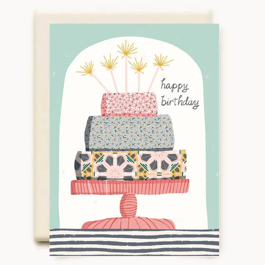 Cake Sparkler Birthday Card