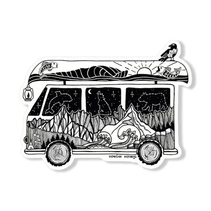 Camper Van Sticker