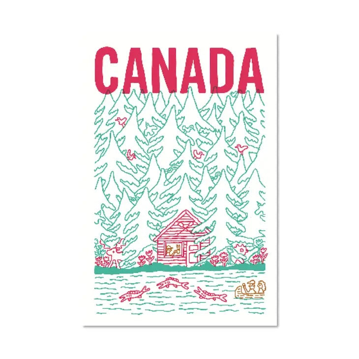 Paperole - Canada Cabin Post Card
