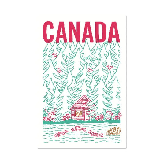 Paperole - Canada Cabin Post Card