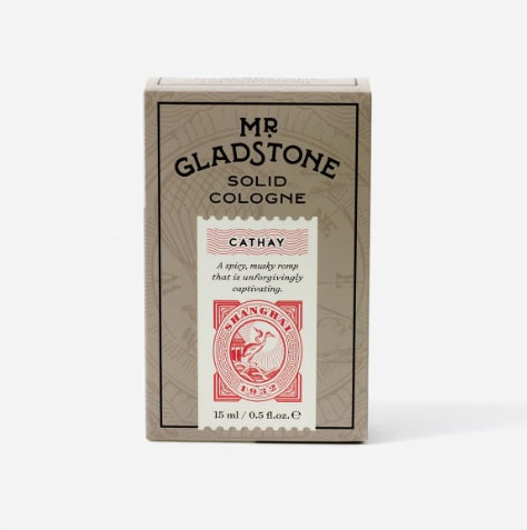 cathay solid cologne by mr. gladstone in box
