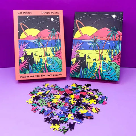 Cat Planet 1000pc Puzzle