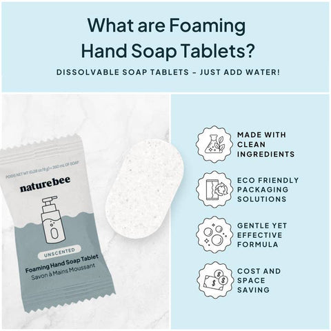 plastic free hand soap tablets