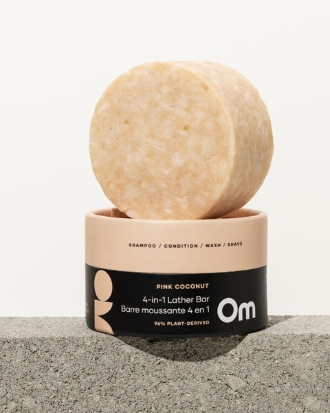 om organics 4 in 1 lather bar