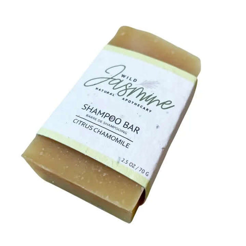 Chamomile Citrus Shampoo Bar (Oily Hair/Scalp) - Shampoo Bar - Wild Jasmine Natural Apothecary