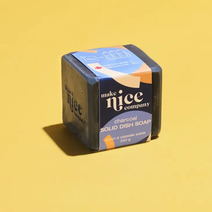 Make Nice Company - Charcoal Solid Dish Soap