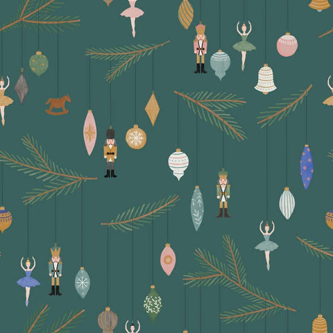 Christmas Ornament Gift Wrap - Wrapping Paper - Kourtni Gunn Art