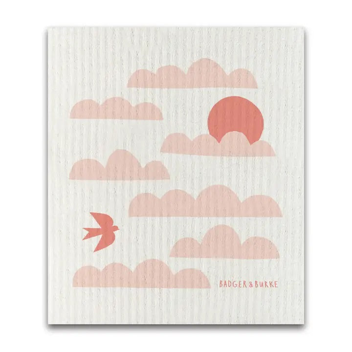 Cloudy Sky Swedish Dish Cloth