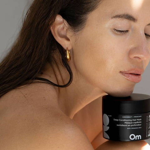 Coconut + Pracaxi Deep Conditioning Hair Mask - Hair Treatment - Om Organics