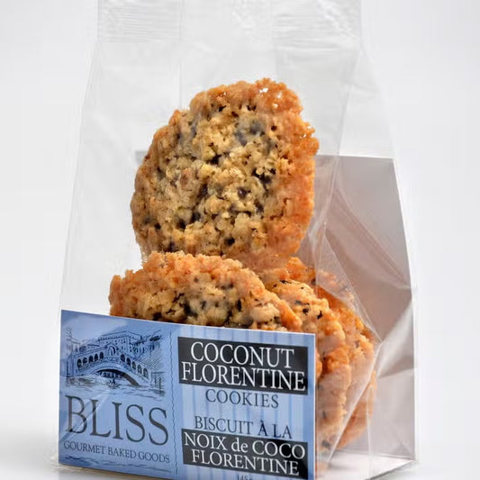 Bliss Gourmet Baked Goods - Coconut Florentine Cookie