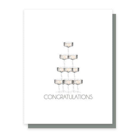 Congratulations Cup Pyramid Greeting Card - Greeting Card - Cardideology