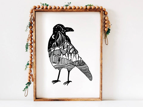 Crow Print (Unframed)
