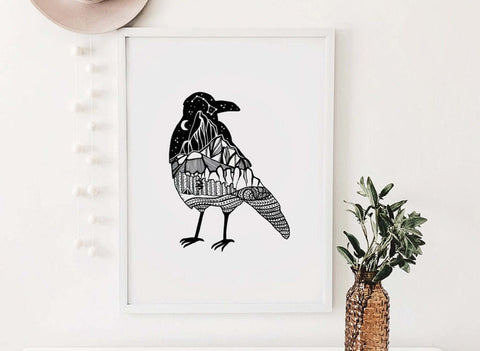 Crow Print (Unframed)