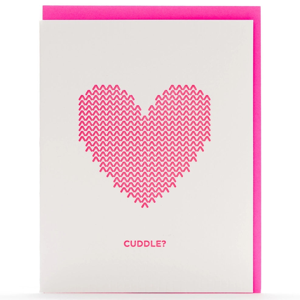 Porchlight Letterpress - Love Cuddle Card