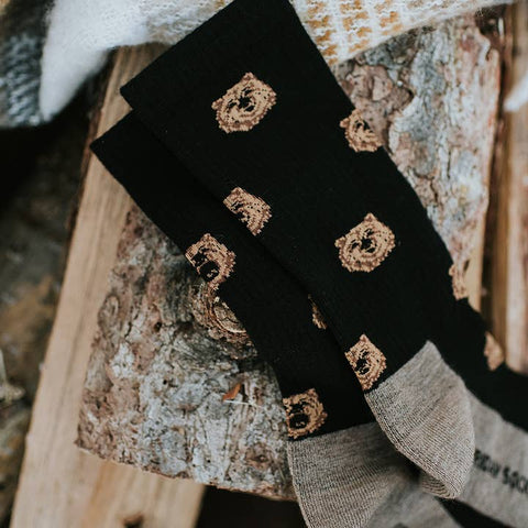 Men's Merino Wool Bear Socks
