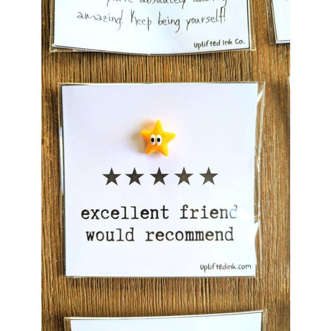 Friendship card with gift trinket – Uplifted Ink
