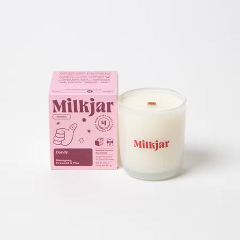 Milk Jar - Dandy Candle